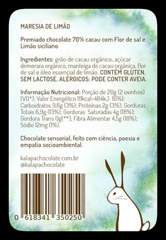 Ovinhos Maresia de Limão | 100g - Kalapa Chocolate