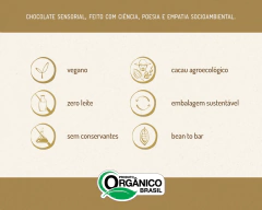 Nibs de Cupuaçu e Leite de Gergelim | Barra 60g - Kalapa Chocolate