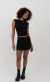 Blusa Costas Decotada Preta - comprar online