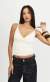 Blusa Alcinha Renda Off white na internet