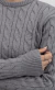 Suéter Trançado Cinza - Martina