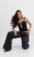 Jeans Wide Leg Preta - comprar online