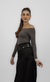 Blusa Ombro a Ombro Chumbo - Martina