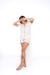 Pijama Curto Branco - comprar online