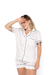 Pijama Curto Branco na internet