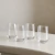 Set de 4 vasos Classy transparente - comprar online