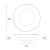 Imagen de Plato de pasta Organica Plain Negro
