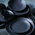 Plato Hondo Orgánica Plain Negro