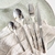 Set de cubiertos de 20 piezas MEKK Linea Hilton Plateado - tienda online
