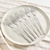 Set de 6 tenedores Linea Bambu plateado - comprar online