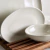 Plato Postre Oval Crudo - Mekk Home -  Hacemos de tu casa, un hogar