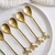 Set de 6 cucharitas de Postre Línea Kozani Dorado - Mekk Home -  Hacemos de tu casa, un hogar