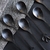 Set de 6 cucharitas de Postre Línea Kozani Negro - Mekk Home -  Hacemos de tu casa, un hogar