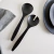 Set de cubiertos para ensalada 32cm Bamboo negro - comprar online