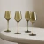 Set de 4 Copas Classy verde botella - comprar online