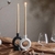 Candelabro Cala grande negro - comprar online