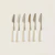 Set de 6 untador cuchillo de postre Volos plateadas con blanco - comprar online