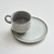 Set taza y plato café 230ml Linea Organica Linhas Pistacho - comprar online