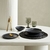 Set de Vajilla 6 personas Linhas Negro 24 piezas