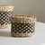 Set x2 Canastas Yakarta Negro - Mekk Home -  Hacemos de tu casa, un hogar