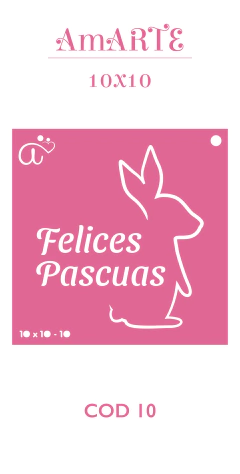 Stencil AmARTE 10x10 - 10