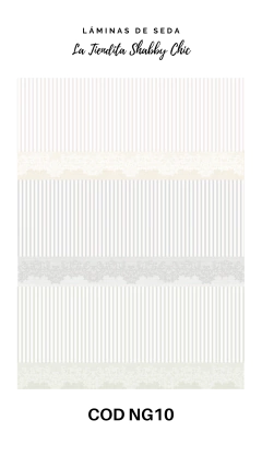 Lámina de Seda de La Tiendita Shabby Chic - NG10