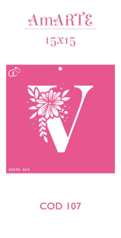 Stencil AmARTE 15x15 - 107