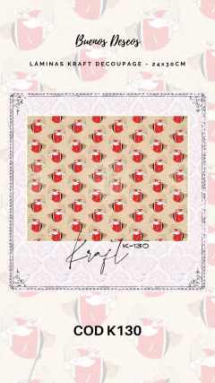 Kraft Decoupage Buenos Deseos - K130