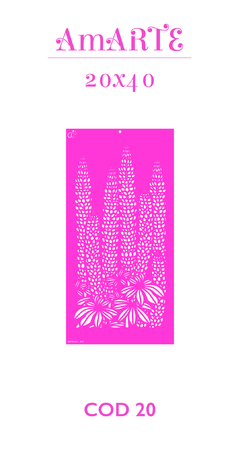 Stencil AmARTE 20x40 - 20