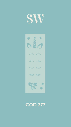 Stencil MilArtes 10x30cm SW - 277