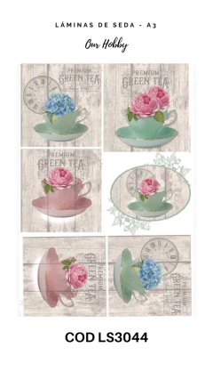 Lámina de Seda de Decoupage Our Hobby - 3044