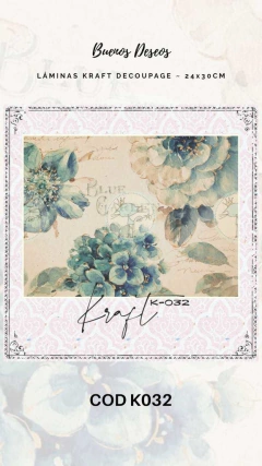Kraft Decoupage Buenos Deseos - K032