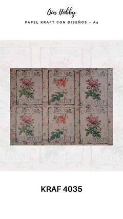 Kraft Decoupage Our Hobby - K4035