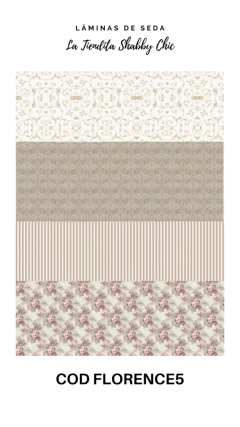 Lámina de Seda de La Tiendita Shabby Chic - FLORENCE5