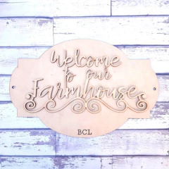 Cartel Welcome to Farmhouse