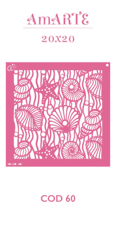Stencil AmARTE 20x20 - 60