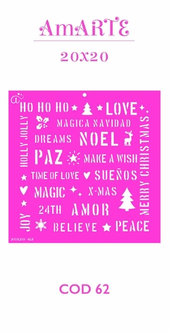 Stencil AmARTE NAV 20x20 - 62