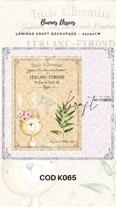 Kraft Decoupage Buenos Deseos - K065