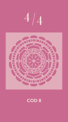 Stencil HyN Mandala 4/4 - 08