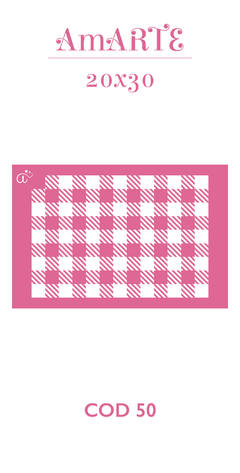 Stencil Amarte 20x30 - 50