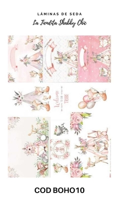 Lámina de Seda de La Tiendita Shabby Chic - BOHO10