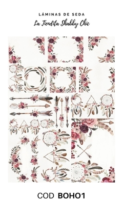 Lámina de Seda de La Tiendita Shabby Chic - BOHO1