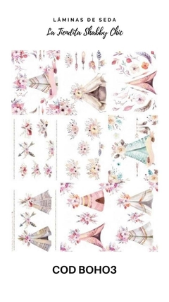 Lámina de Seda de La Tiendita Shabby Chic - BOHO3