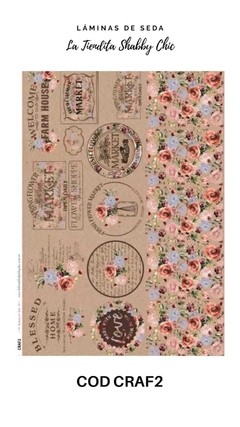Lámina de Seda de La Tiendita Shabby Chic - CRAF2