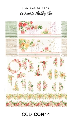 Lámina de Seda de La Tiendita Shabby Chic - CON14