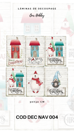 DECOUPAGE NAV OUR HOBBY 30x30 - 004