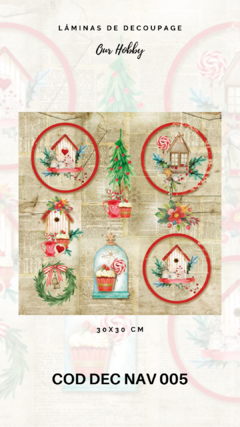 DECOUPAGE NAV OUR HOBBY 30x30 - 005