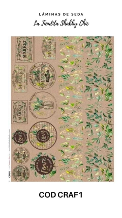 Lámina de Seda de La Tiendita Shabby Chic - CRAF1