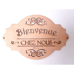 Cartel Vintage Bienvenue
