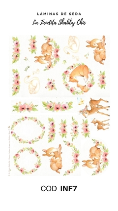 Lámina de Seda de La Tiendita Shabby Chic - INF7
